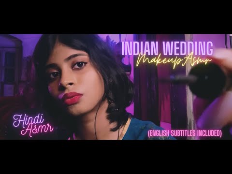 Indian ASMR | Relaxing Makeup Roleplay 💋✨ | Personal Attention, Face Touching for Sleep | Hindi ASMR