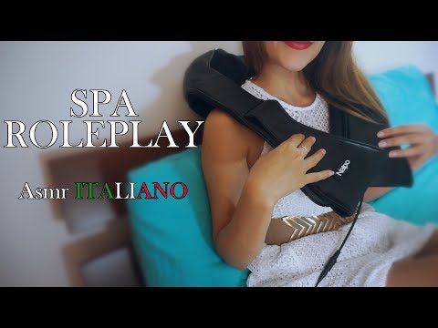 ⭐️ ASMR Italiano ⭐️ Roleplay - Un giorno di SPA insieme. Massaggio al collo rilassante