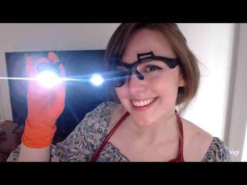 ASMR Quick Eye and Ear Examination Role Play [Personal Attention]