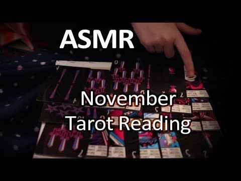 ASMR - November Tarot Reading - Soft Talking, Cards, Page Sounds
