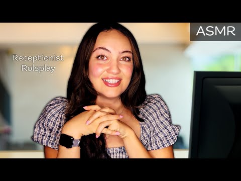 😴 ASMR You're an Exhuasted Traveler arriving to your Hotel 😪 Receptionist Roleplay w/ Anna 👩‍💻