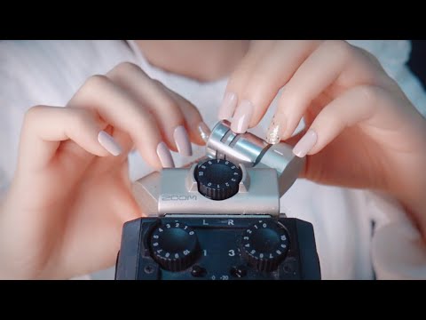 [ ASMR ] Mic Tapping / Scratching Sounds Using Nails│Ear to Ear (NO TALKING)