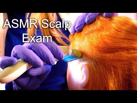 ASMR Scalp Exam | Inspection, Head Shaving