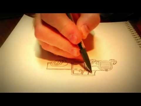 Drawing with a pencil - ASMR