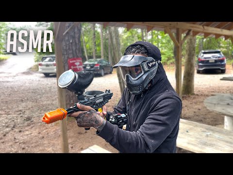 ASMR | **EXTREME PAINTBALLING SOUNDS** For SLEEP And Relaxation Whispers , Tapping . Soothing TriggS