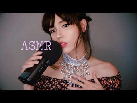 ASMR - Tingly Layered Sounds - foam, tktk, mic scratching and inaudible/unintelligible sounds