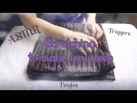 [ASMR] 🎧 Scratching For Sleep (hard & soft objects)