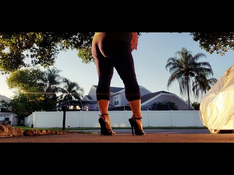 ASMR | Walking in my Neighborhood Wearing Strappy Black Heels | RELAXING Neighborhood Sounds!