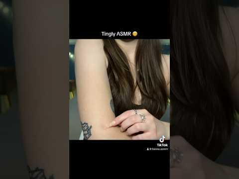 Hair play and skin scratching 😴 #asmr #tingly #asmrsounds #asmrvideo