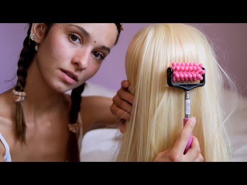 ASMR - Relaxation sur les cheveux de Vanille 🌼🍯💆🏼‍♀️