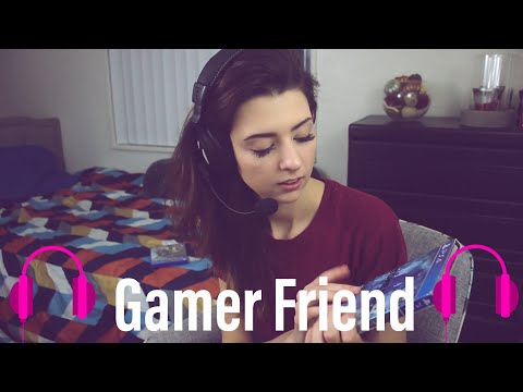 [ASMR] GAMER FRIEND ROLEPLAY - EATING I CONTROLLER TRIGGERS I TAPPING