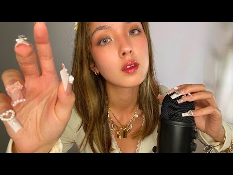 UNPREDICTABLE ASMR | word repetition, camera tapping, wet/dry mouth sounds FAST and AGGRESSIVE