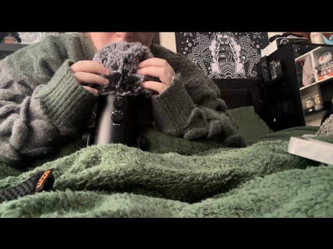 ASMR | Brushing, Fabric Sounds & Tapping (Whispered)