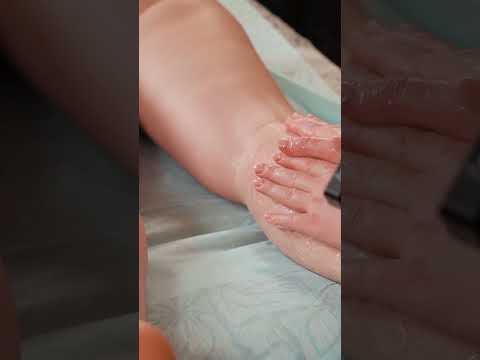 Painful sticky honey leg massage for Anna #asmrmassage