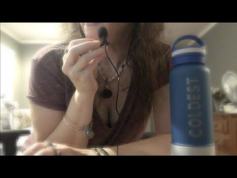 ASMR Gum Chewing Fun Facts | Mini Microphone | Tingly Whisper