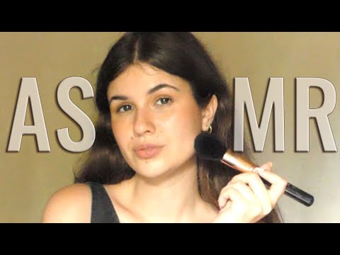 ASMR - Whispering, tapping and doing my makeup