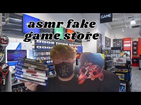 ASMR fake game store employer roleplay