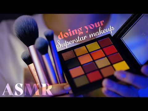 ASMR ~ Doing Your Superstar Makeup ~ Layered Sounds, Personal Attention