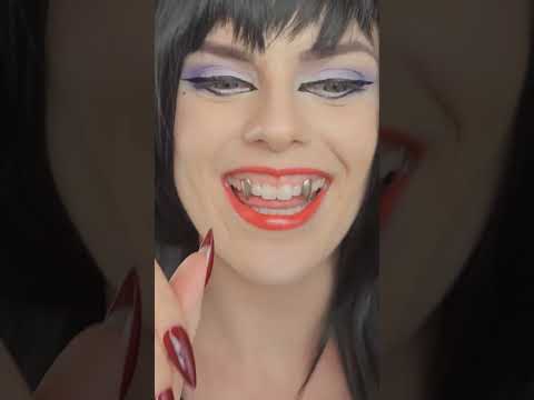 Full vid on channel #vampire #Elvira #tickles #tickletorture #asmr #cosplay #Halloween #acrylicnails