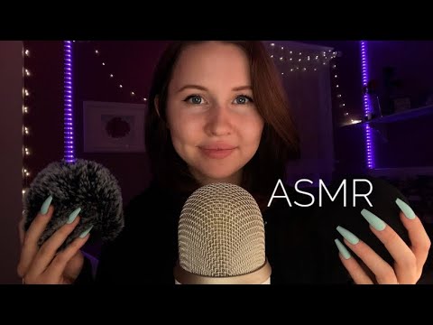 ASMR~1HR+ of Mic Scratching (with and without covers) +fake nails!✨