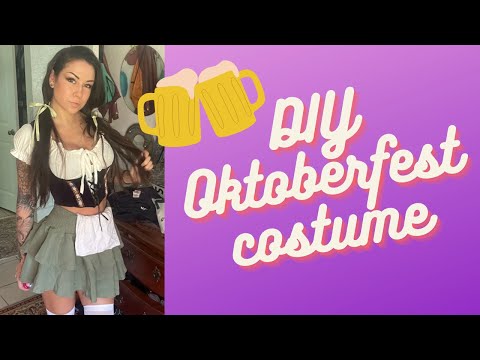 Asmr CHEAP SHEIN Oktoberfest beer maiden Halloween costume. Soft spoken, crinkling, chit chat