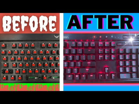 ASMR | Cleaning and Fixing Broken Keyboard