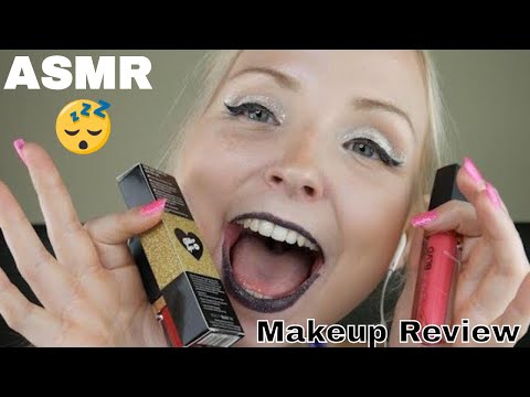 Glitter Lipstick Makeup Review ASMR | 4k Ultra HD | ASMR Network | Beauty BLVD Review