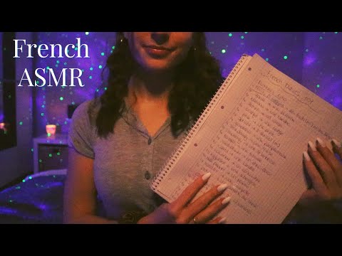 ASMR | Teaching YOU French (Counting, Tracing)🇫🇷