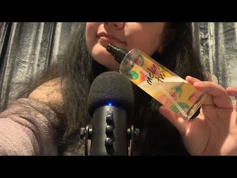 asmr perfume sounds in one minute!!