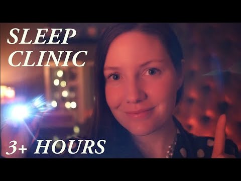 ASMR Roleplay | 4 Hour Sleep Clinic | Medical Exam (Whispered)