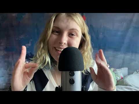 ASMR Layered Hand Movements & Slow Mouth Sounds Ft Maddie Leigh ASMR