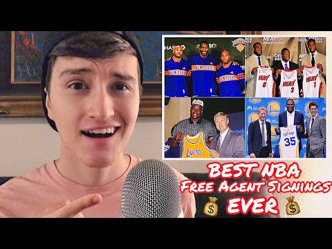 Top 10 NBA Free Agent Signings Of All-Time ( ASMR )