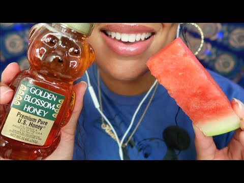 ASMR| Watermelon & Honey 🍉 🍯