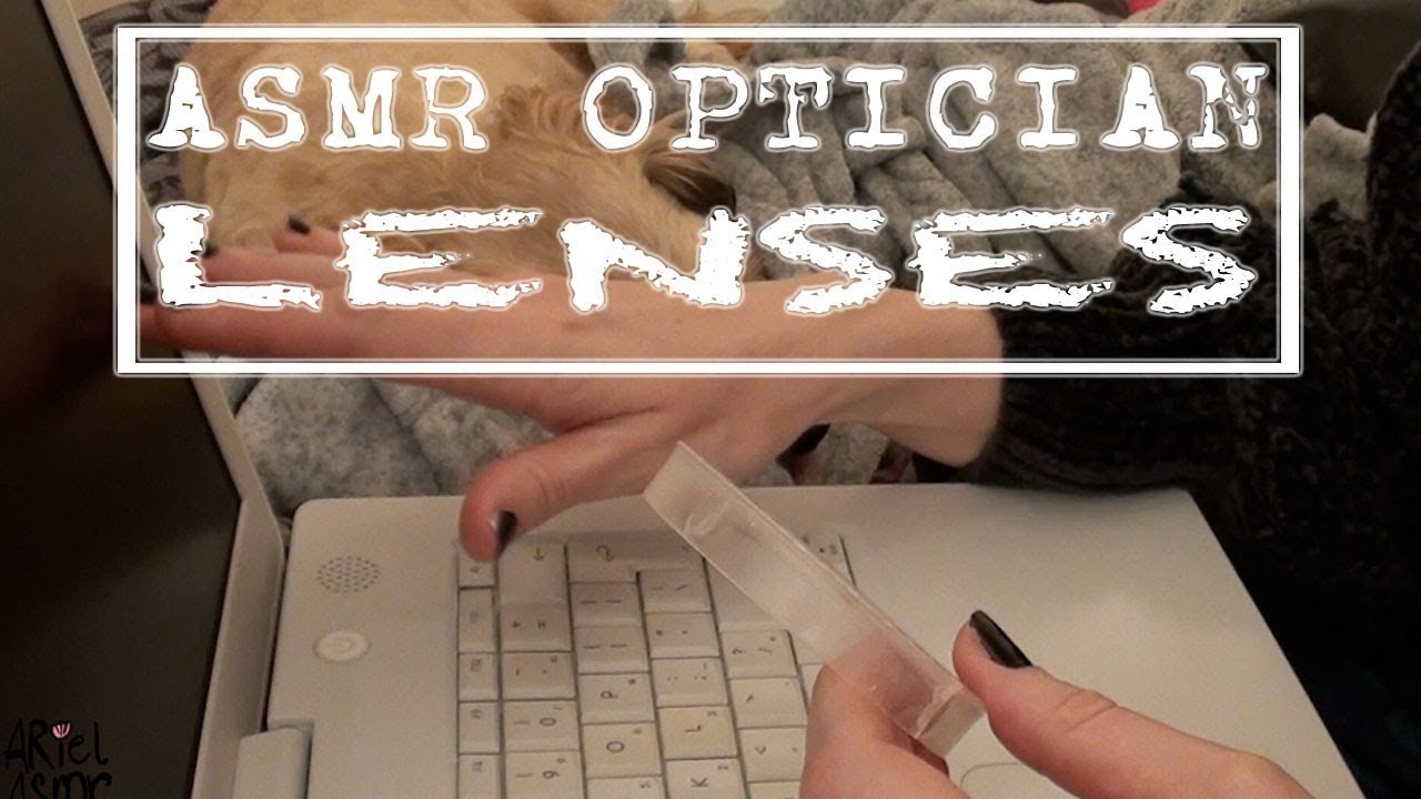Optician LENSES testing on YOU! tinny tapping tingly audio ASMR