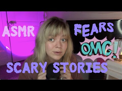 scary stories ASMR 👻whisper ramble + my biggest fears storytime 😱