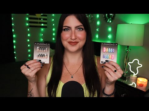 ASMR | New Etsy Nail Launches Show & Tell 💚