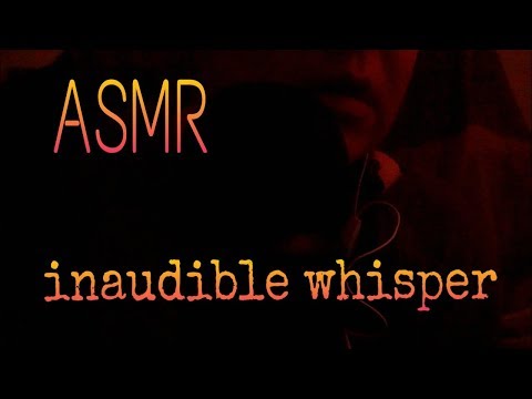 ASMR Czech /CZ/ nesrozumitelné šeptání / inaudible whisper