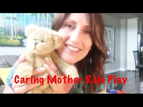 ASMR Personal Attention | Caring Mother Role Play with Sick Child | Binaural | Reading a Book