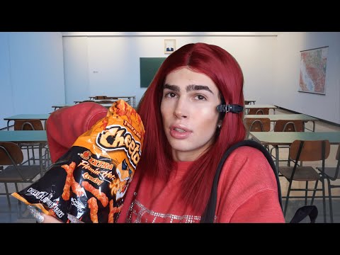 ASMR- Hot Cheeto Girl Does Your Makeup in Class