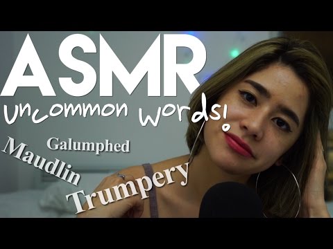 [ASMR] Uncommon TRIGGER Words - How Many Do You Know?