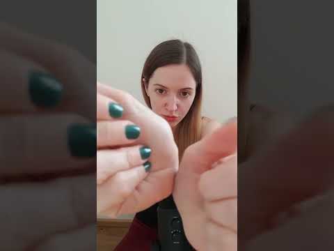 ASMR shirt tingle rest - hand movments with tongue clicking and hand sounds