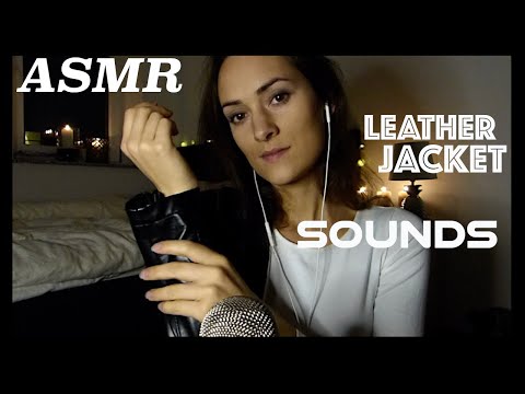 ASMR CUDDLING with my LEATHER JACKET will make you FALL ASLEEP