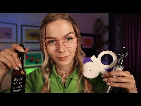 ASMR Fast Paced Pampering & Medical Exams ( Eye Exam, Hearing Test, Smell Test, Makeup, Haircut)