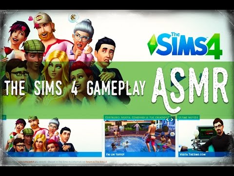ASMR ita - Gameplay The Sims 4 + Whispering (Creazione Personaggi)