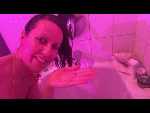 ASMR Shampooing water bathtub francais Canada