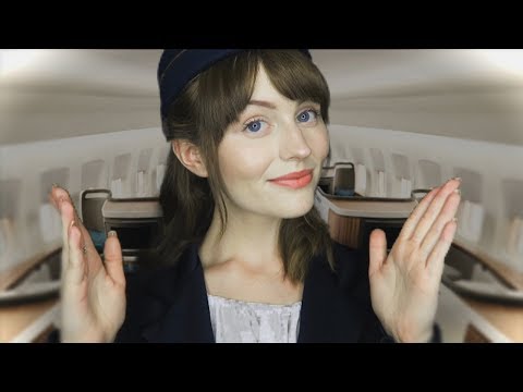 [ASMR] First Class Flight Attendant Roleplay - Personal Attention