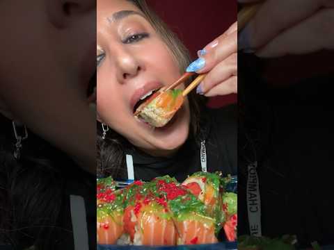 Sushi Time 😋 ASMR Eating Sounds #asmr #eating #shorts