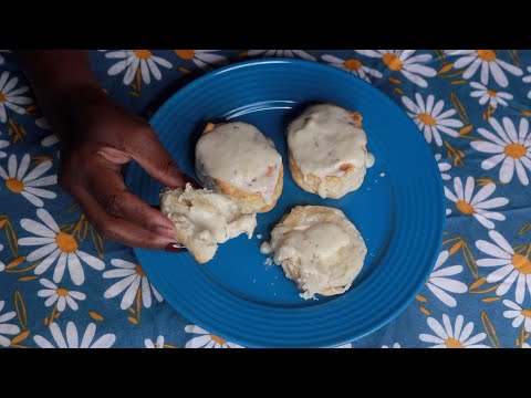 Gravy Biscuits ASMR Eating Sounds