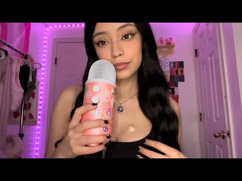 ASMR - Intense Mouth Sounds, Fabric Scratching, Flutters, Hand Movements (breathy)