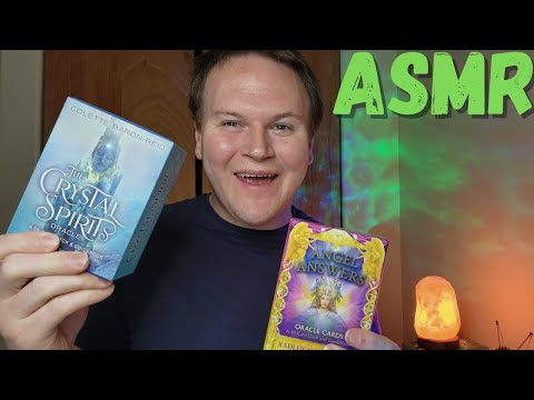 ASMR💕Spiritual Reading With Angel & Crystal Oracle Cards💕(Etheric Energy, Soft Spoken)